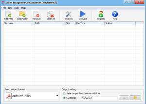 software - Abex Image to PDF Converter 4.5 screenshot