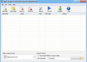 Abex Image to Text OCR Converter screenshot