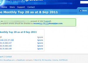 AbusePipe Abuse Desk Management Software screenshot