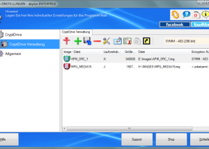 abylon CRYPTDRIVE screenshot