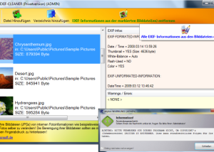 software - abylon EXIF-CLEANER 2023.5 screenshot