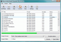 software - Abyssmedia Audio Converter Plus 7.0.1.0 screenshot