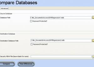 software - AccessDiff 5.0.3 screenshot