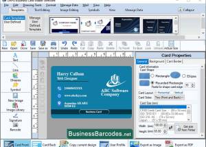 software - Accessible Business Card Software 7.3.9.7 screenshot