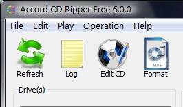 software - Accord CD Ripper Free 6.9.1 screenshot