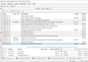 software - Account Xpress Lite 4.0.5 screenshot