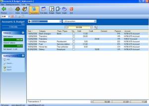 software - Accounts and Budget 6.0.7.0 screenshot