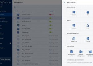 Acronis Backup Standard screenshot