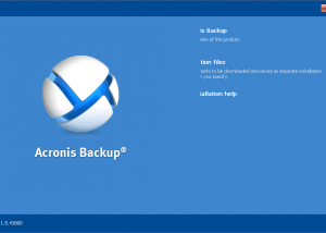 Acronis Backup Universal License screenshot