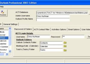 ACT-To-Outlook Professional - 2007 screenshot