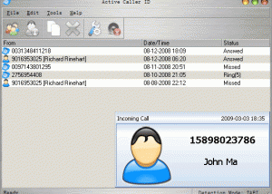 Active Caller ID screenshot