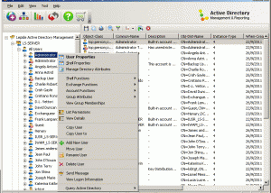 Active Directory User Management screenshot