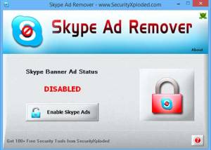 software - AD Remover for Skype 2.0 screenshot