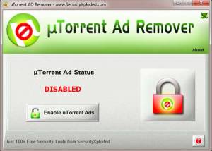 software - AD Remover for uTorrent 2.0 screenshot