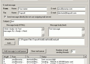 software - Add Email ActiveX Enterprise 4.2 screenshot