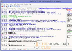 AdiIRC 64bit screenshot