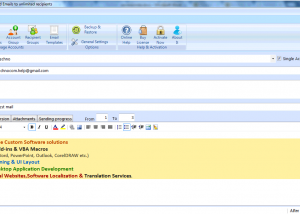 software - Advance Bulk Mailer 2.7.3.44 screenshot