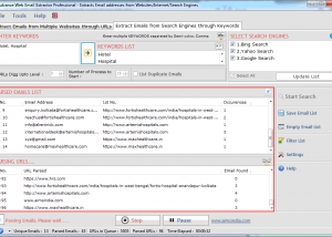 software - Advance Web Email Extractor Professional 6.1.10.32 screenshot