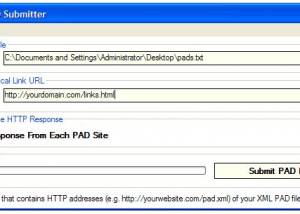 software - Advanced Bulk PAD Submitter 1.9 screenshot