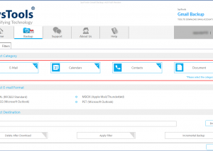 Advanced Gmail Back Up Tool screenshot