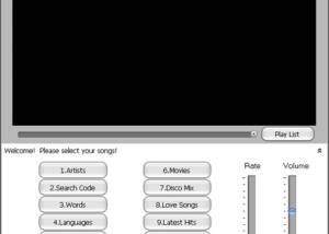 software - Advanced Karaoke Player 6.5 screenshot