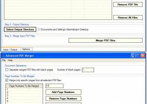 software - Advanced PDF Merger 1.11 screenshot