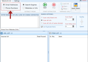 software - Advanced Phone and Email Extractor 11.1.2208.21 screenshot