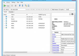 software - Advanced Port Scanner 2.5.3869 screenshot