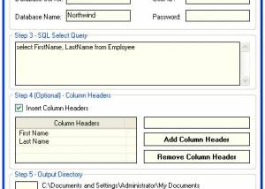 Advanced SQL To HTML Table Converter screenshot