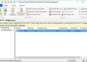 software - Advanced Task Scheduler Professional 8.0.0.2207 screenshot