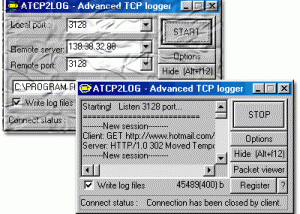 Advanced TCP Logger screenshot