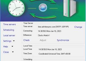 Advanced Time Synchronizer screenshot