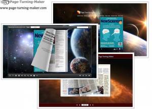 Aerospace Theme for Flash Page Flip Book screenshot
