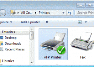 AFP Printer screenshot