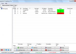 AgataSoft PingMaster Pro screenshot