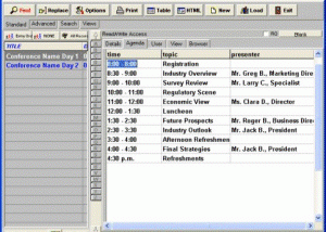 software - Agenda Organizer Deluxe 4.21 screenshot