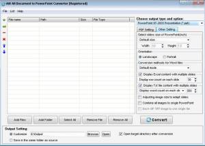 software - Ailt All Document to PowerPoint Converter 7.1 screenshot