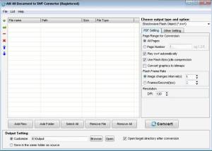 Ailt All Document to SWF Converter screenshot