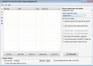 software - Ailt DOC RTF XLS PPT to PDF Converter 7.1 screenshot
