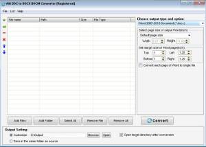 Ailt DOC to DOCX DOCM Converter screenshot