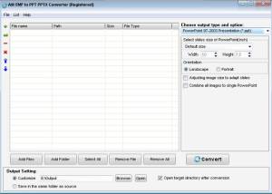 software - Ailt EMF to PPT PPTX Converter 7.1 screenshot
