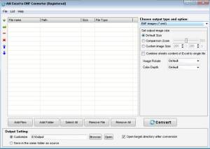 Ailt Excel to EMF Converter screenshot