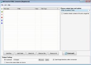 Ailt Excel to HTML Converter screenshot