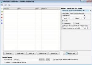 software - Ailt Excel to PowerPoint Converter 7.1 screenshot