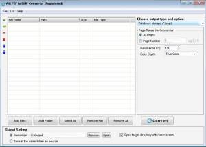 software - Ailt PDF to BMP Converter 7.1 screenshot