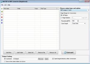 software - Ailt PDF to EMF Converter 7.1 screenshot