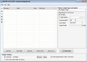 software - Ailt PDF to JPG JPEG Converter 7.1 screenshot