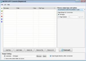 Ailt PDF to PPT Converter screenshot