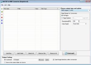software - Ailt PDF to WMF Converter 7.1 screenshot