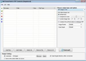 Ailt PowerPoint to TIFF Converter screenshot